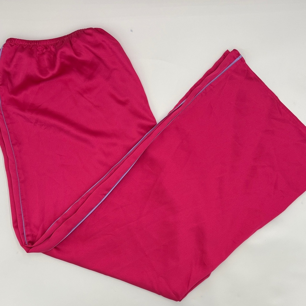 Florence by Mills Satin Wide Leg Pajama Pants